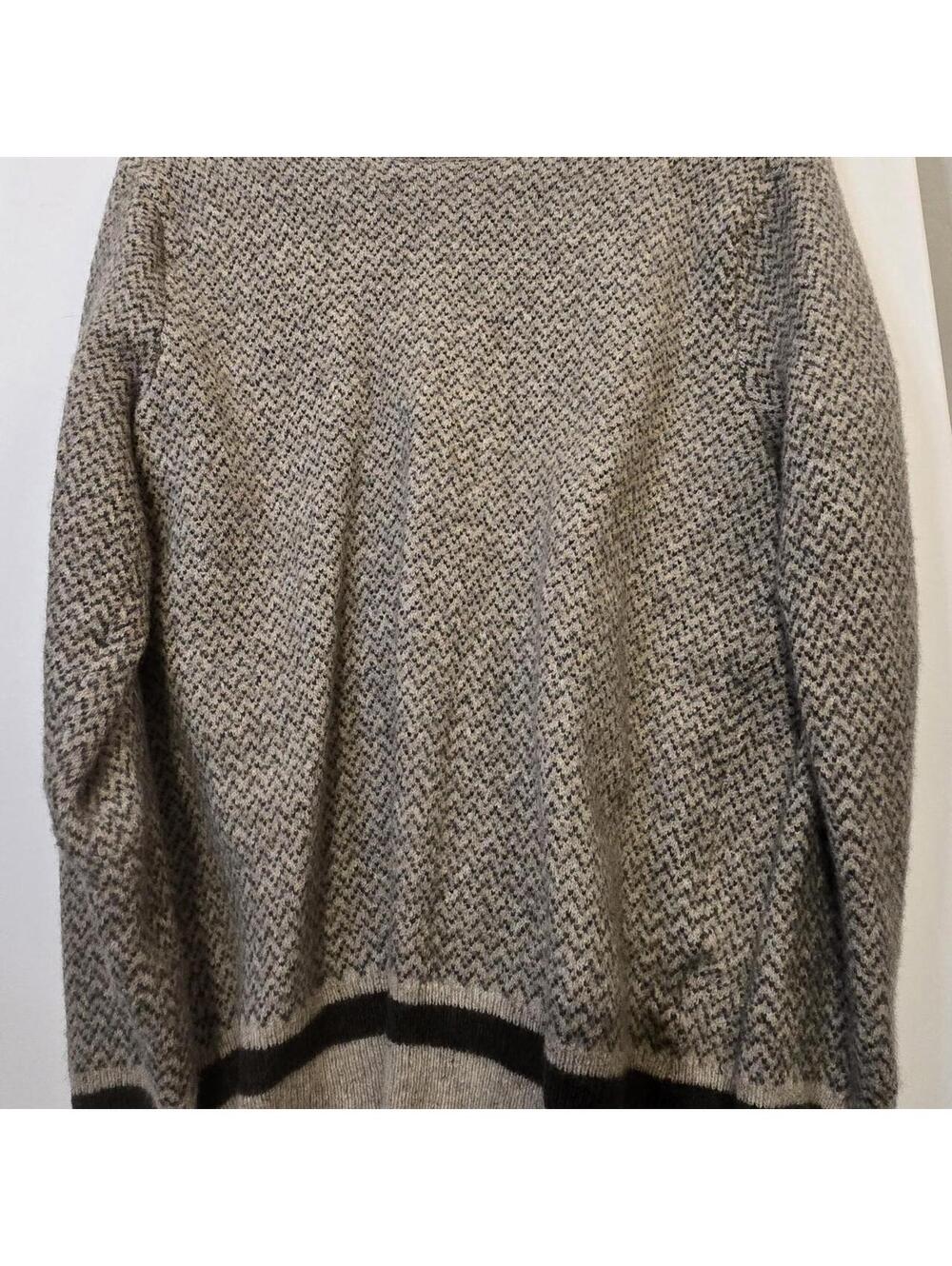 J.Crew Men's Grey and Multi Jumper